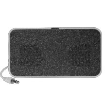 Black Glitter Mp3 Speakers
