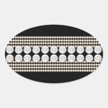 Black Gold Diamond Gold Envelope Seal Stickers
