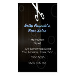 Black Hairdressing Business Card