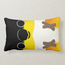 Black-headed Caique Throw Pillows