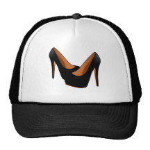 Black High Heels Hat