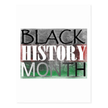 Black History Month (African Flag) Post Card