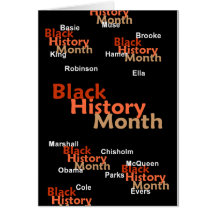 BLACK HISTORY MONTH Card