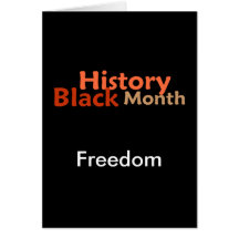 BLACK HISTORY MONTH Card