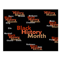 BLACK HISTORY MONTH Postcard