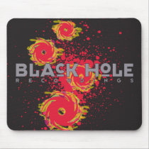 Black Hole Recordings "Fire" Mousepad Black mousepads