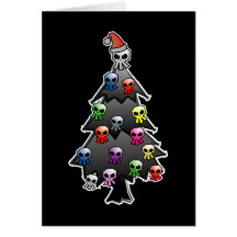 Black Holiday Greeting Cards
