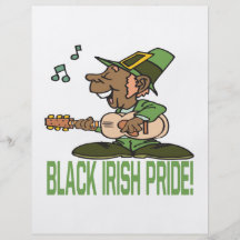 Black Irish Pride Custom Flyer
