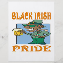 Black Irish Pride Full Color Flyer