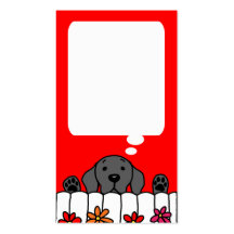 Black Labrador watching you message card Business Card Template