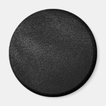 Black Leather Look Fridge Magnet