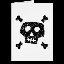 Black Marble Skull cards