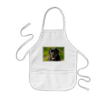 Black Mastiff Children's Apron