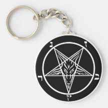 black metal, baphomet, lord of darkness! keychain