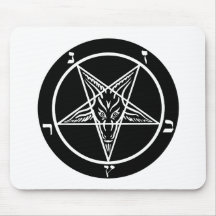 black metal, baphomet, lord of darkness! mousepad