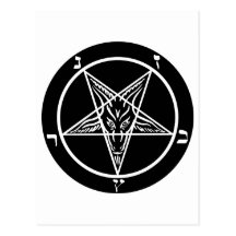 black metal, baphomet, lord of darkness! postcards