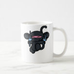 Black Ninja with Sai-No Words Mug