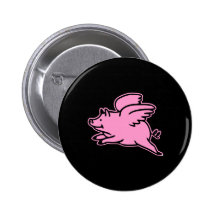 Black Pink Flying Pig