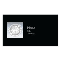 Black Plain - Business Business Card Templates