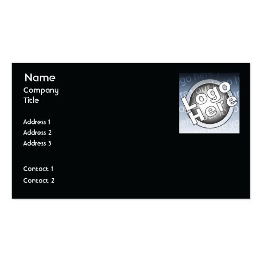 Black Plain - Business Business Cards