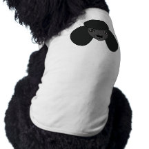 Black Poodle T-Shirt Doggie Tee Shirt