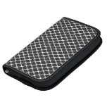 Black Quatrefoil Organizer