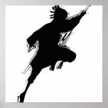 black shadow "black bird" print