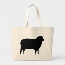 black sheep icon canvas bags