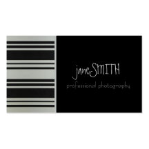 Black & Silver Business Card