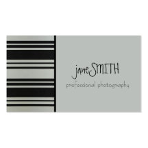 Black & Silver Business Cards