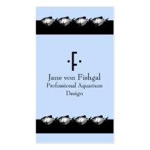 Black Skirt Tetras Business Card Templates