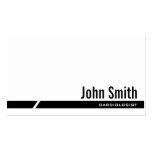 Black Stripe Cardiologist Business Card