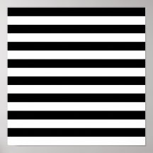 Black Stripes Poster