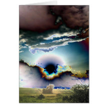 Black Sun Greeting Cards