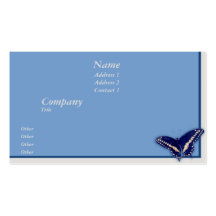 Black Swallow Longtail Business Card Template