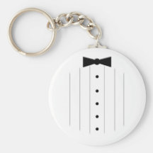 Black Tie Tuxedo Key Chains
