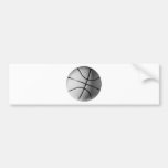 Black & White Basketball Bumper Stickers