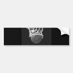 Black & White Basketball Bumper Stickers