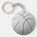 Black & White Basketball Key Chains