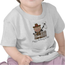 Black & White Birthday Pony - Birthday Boy T Shirt