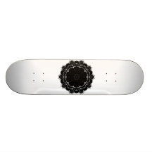 Black&White Horse Fly Cirlce by KLM Skateboard