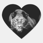 Black & White Jaguar Sticker