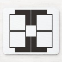 black white mouse pads