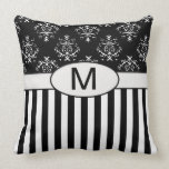 Black & White Striped Baroque Pillows