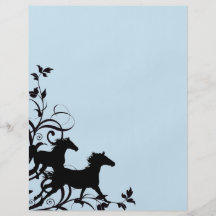 Black Wild Horses Flyers