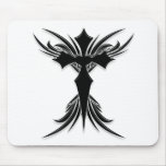 Black Winged Cross Mousemats