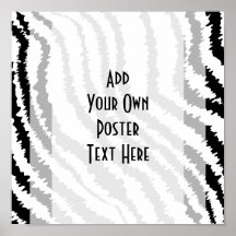 Black Zebra Print Pattern.