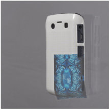 Blackberry Case ``Blue Butterfly Flower´´