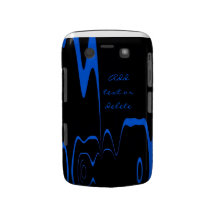 Blackberry Case Blue Flash