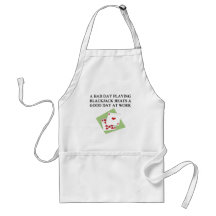 blackjack 21 game player apron